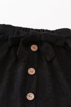 Beige "FALL" ruffle girl skirt set - ARIA KIDS