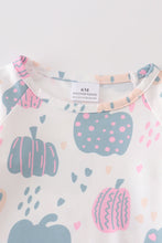 Multicolor pumpkin ruffle baby gown - ARIA KIDS