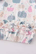Multicolor pumpkin ruffle baby gown - ARIA KIDS
