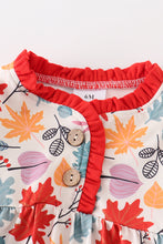 Red floral print baby gown - ARIA KIDS