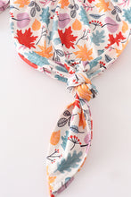 Red floral print baby gown - ARIA KIDS