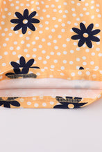 Mustard floral print jumpsuit - ARIA KIDS