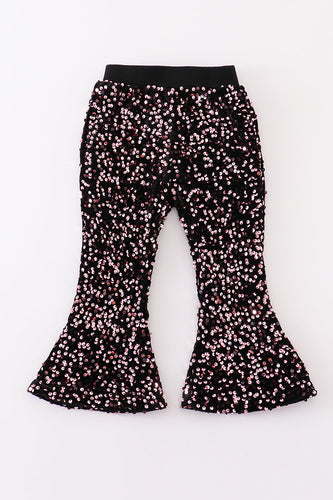 Rosepink sequin girl pants