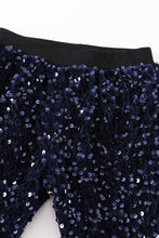 Navy sequin girl pants - ARIA KIDS