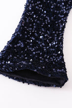 Navy sequin girl pants - ARIA KIDS