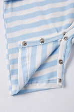 Blue stripe fire engine smocked boy jonjon