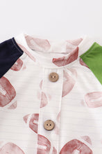 Football print boy romper - ARIA KIDS