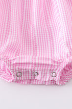 Pink floral ruffle baby romper - ARIA KIDS