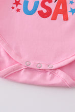Pink "party in the usa" baby skirt set - ARIA KIDS