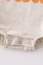 Grey "thankful vibes" baby romper - ARIA KIDS