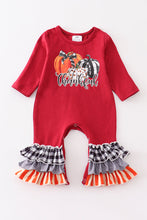 Pumpkin thankful stripe baby romper - ARIA KIDS