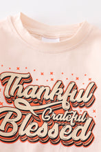 Cream thankful baby romper - ARIA KIDS