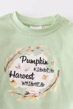 Green pumpkin baby romper - ARIA KIDS