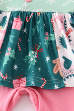 Green floral print ruffle baby romper - ARIA KIDS