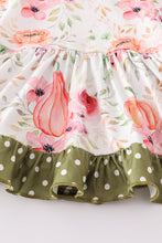 Green floral print baby romper - ARIA KIDS