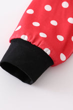 Black character french knot baby romper - ARIA KIDS