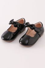 Black bow mary jane shoes - ARIA KIDS