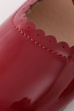 Maroon bow mary jane shoes - ARIA KIDS