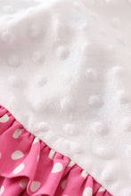 Platinum balcony print ruffle soft baby blanket - ARIA KIDS