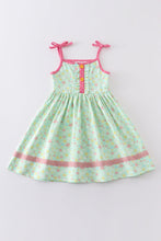 Platinum star print strap dress - ARIA KIDS