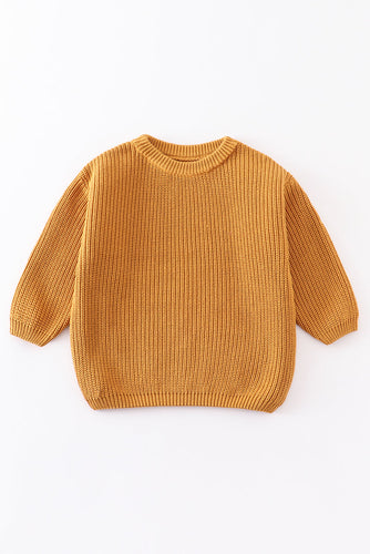 Mustard sweater oversize jumper