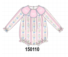 Pink Pearl Bow Floral Bubble