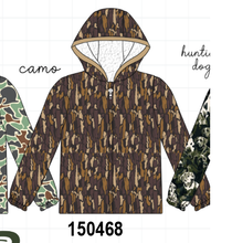 Brown Camouflage Raincoat