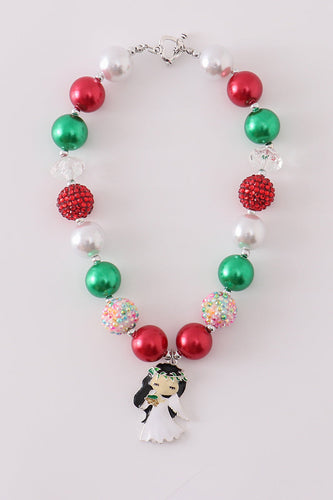 Christmas angel bubble necklace - ARIA KIDS
