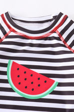 Striped Watermelon Rash Guard Swim Set - ARIA KIDS