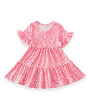 Mommy & Me Pink & White Dot Print Tiered Dress (SOLD OUT) - ARIA KIDS