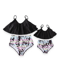 Mommy & Me Palm Tree High Waisted 2-Piece Swimsuit (Pre-order) - ARIA KIDS