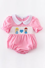Frozen Pink embroidered girl bubble - ARIA KIDS