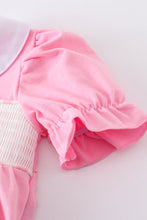 Frozen Pink embroidered girl bubble - ARIA KIDS