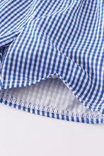 Stars & Gingham Plaid Blue Red Stars Boy Set - ARIA KIDS