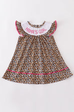 Mom's girl leopard print girl dress