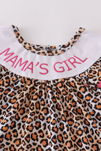 Mom's girl leopard print girl dress