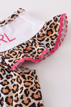 Mom's girl leopard print girl dress