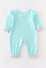 Mint fox applique baby girl romper - ARIA KIDS