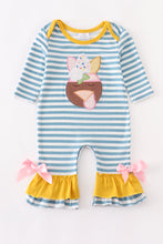 Turkey applique girl romper