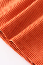 Orange corduroy fox girl dress - ARIA KIDS