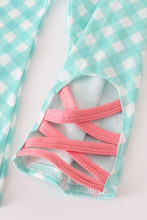 Pink pig applique ruffle girl set - ARIA KIDS