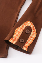 Mint fox applique girl set