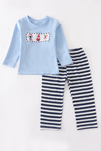 Blue Christmas elephant penguin deer applique set - ARIA KIDS