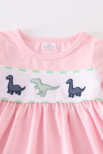 Pink three dinosaurs applique girl set - ARIA KIDS