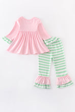 Pink three dinosaurs applique girl set - ARIA KIDS