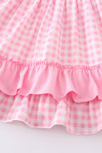 Baseball embroidery smocked ruffle dress - ARIA KIDS