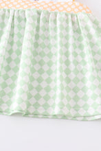 bunny embroidery girl shorts set