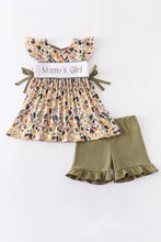 Camouflage print Mama's girl embroidery set