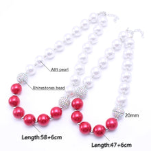 Camellia Mommy & Me Matching Chunky Necklace in Red - ARIA KIDS
