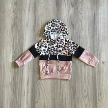 Mommy and Me Leopard Dusty Pink Tie Dye Hoodies - ARIA KIDS